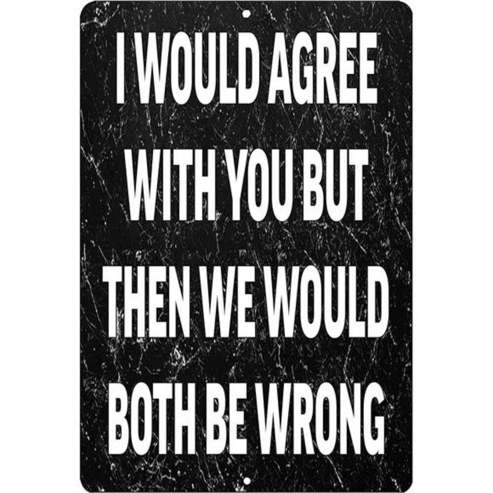 Tactical Funny Metal Tin Sign, 12x8 Inch, Wall Décor -Man Cave Bar